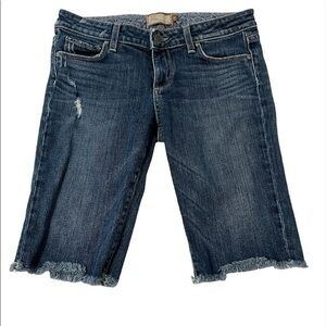 Paige Laurel Canyon Denim Bermuda Shorts Size 29